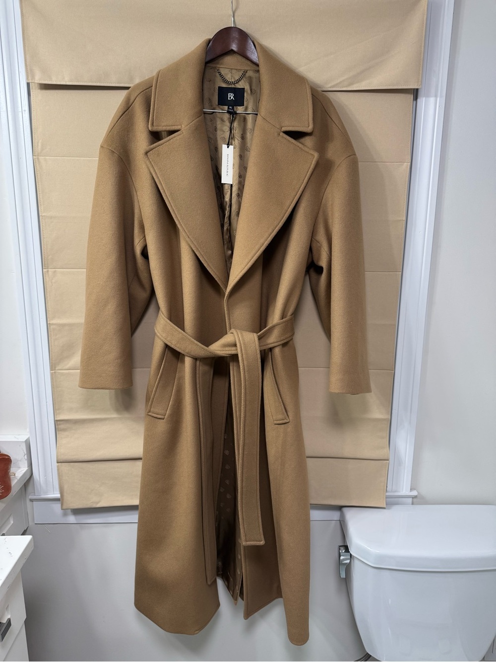 Banana Republic Wool Camel Brown Coat